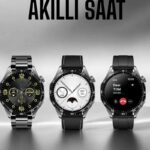 Akıllı Saat Metal Kordonlu GPS ve NFC Uyumlu Arama Cevaplayan