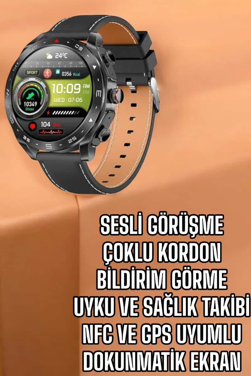 Akıllı Saat Bildirim Görme Sesli Görüşme Çoklu Kordon GPS Takibi 2 Akıllı Saat Bildirim Görme Sesli Görüşme Çoklu Kordon GPS Takibi - Görsel 2