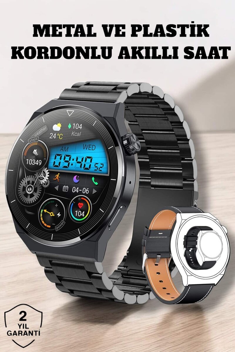 Akıllı Saat Sağlık ve Fitness Takibi Bluetooth Bağlantılı Dokunmatik Ekran 1 Akıllı Saat Sağlık ve Fitness Takibi Bluetooth Bağlantılı Dokunmatik Ekran