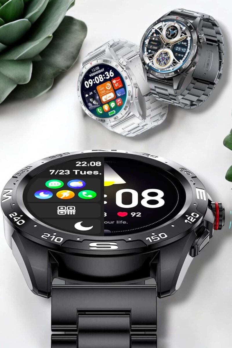 Akıllı Saat Sağlık ve Fitness Takibi Bluetooth Bağlantılı Dokunmatik Ekran 2 Akıllı Saat Sağlık ve Fitness Takibi Bluetooth Bağlantılı Dokunmatik Ekran - Görsel 2