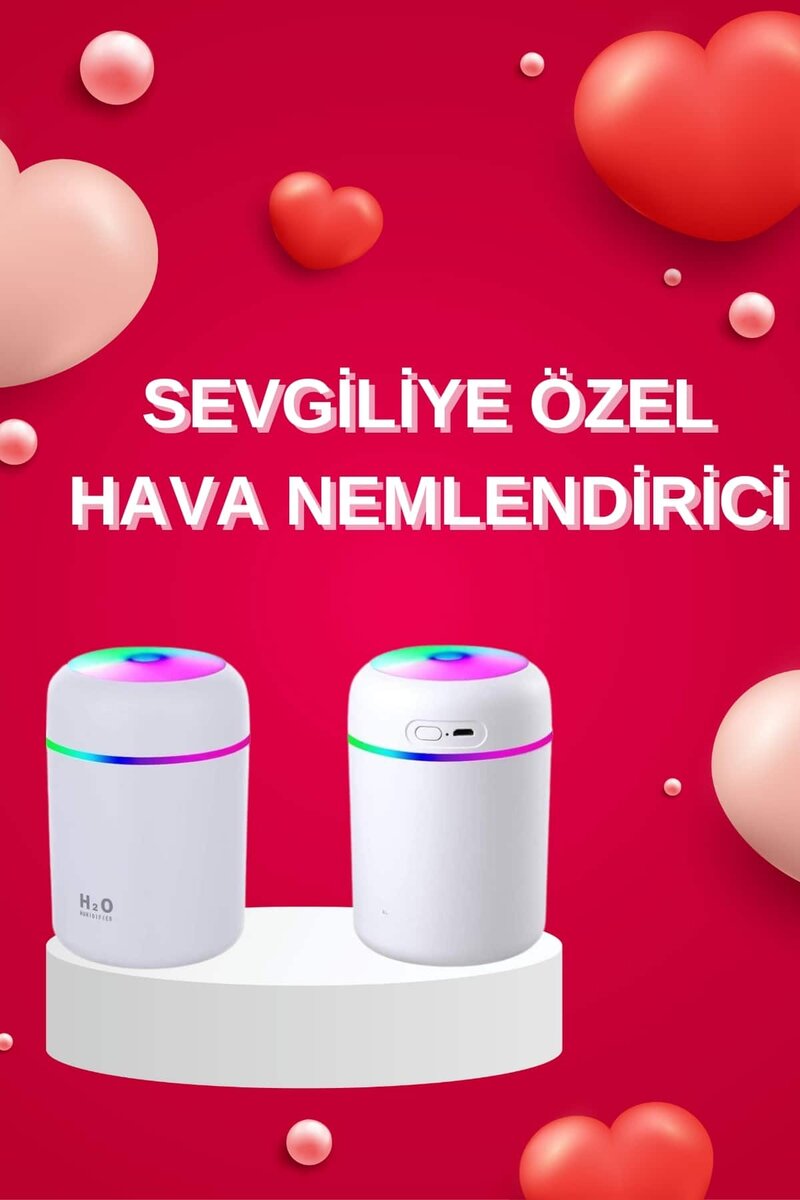 Sevgiliye Hediye Led Işıklı Hava Nemlendirici USB Şarjlı Sevgiliye Özel 1 Sevgiliye Hediye Led Işıklı Hava Nemlendirici USB Şarjlı Sevgiliye Özel