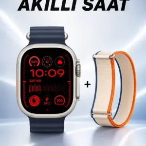 Akıllı Saat Yeni Nesil Sesli Asistan Uyku ve Sağlık Takibi Adımsayar