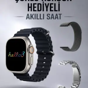 Akıllı Saat Yeni Nesil Bluetooth Bağlantılı Uyku Sağlık Takibi GPS Ve NFC Uyumlu
