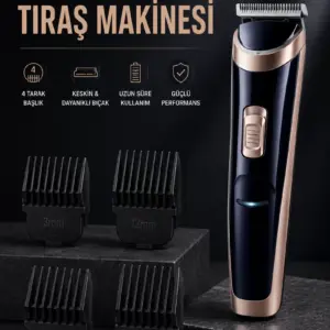 Paslanmaz Çelik Bıçaklı Hassas Çelik Bıçaklı Tıraş Makinesi