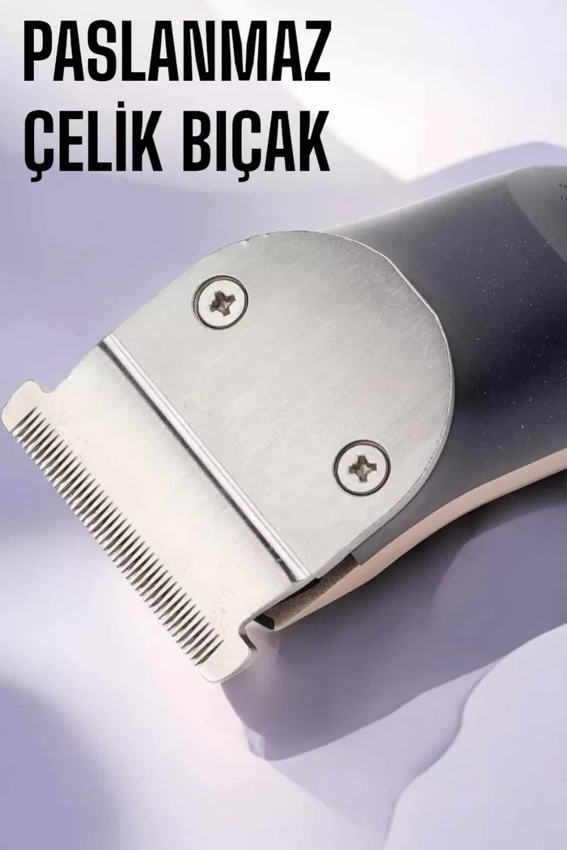 Paslanmaz Çelik Bıçaklı Hassas Çelik Bıçaklı Tıraş Makinesi 2 Paslanmaz Çelik Bıçaklı Hassas Çelik Bıçaklı Tıraş Makinesi - Görsel 2