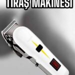 Tıraş Makinesi Profesyonel Saç Ve Sakal Kesme Milim Ayarlı Dijital Göstergeli