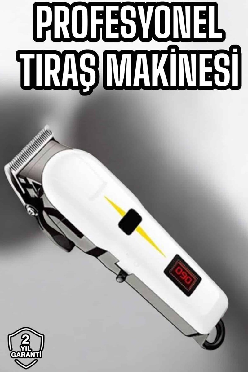 Tıraş Makinesi Profesyonel Saç Ve Sakal Kesme Milim Ayarlı Dijital Göstergeli 1 Tıraş Makinesi Profesyonel Saç Ve Sakal Kesme Milim Ayarlı Dijital Göstergeli