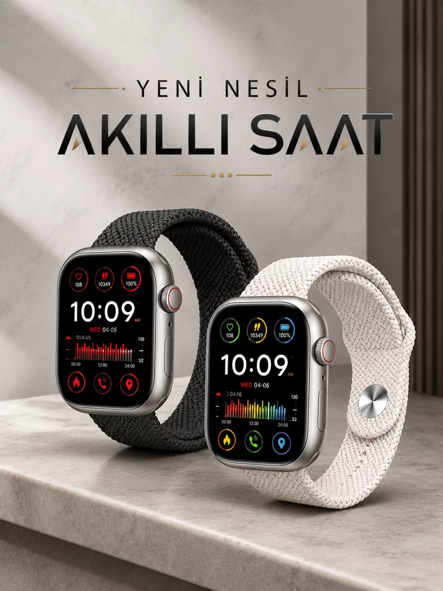 Akıllı Saat Yeni Nesil GPS Özelliği NFC Ve Uyku Takibi 1 Akıllı Saat Yeni Nesil GPS Özelliği NFC Ve Uyku Takibi