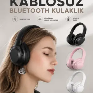 Kablosuz Bluetooth Kulaklık ANC/ENC Destekli Kulak Üstü Yüksek Ses Kaliteli