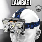 Kafa Lambası Hafif ve Esnek Çift Anahtarlı Far Led Işık
