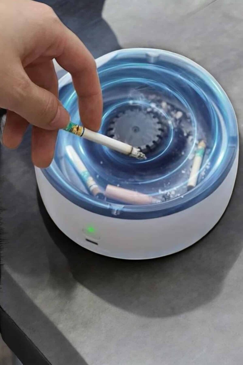 Elektronik Küllük Duman Giderici Hava Temizleyici 3 Elektronik Küllük Duman Giderici Hava Temizleyici - Görsel 3