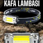 Kafa Lambası Kamp Feneri Balıkçı Feneri Başlıklı Suya Dayanıklı