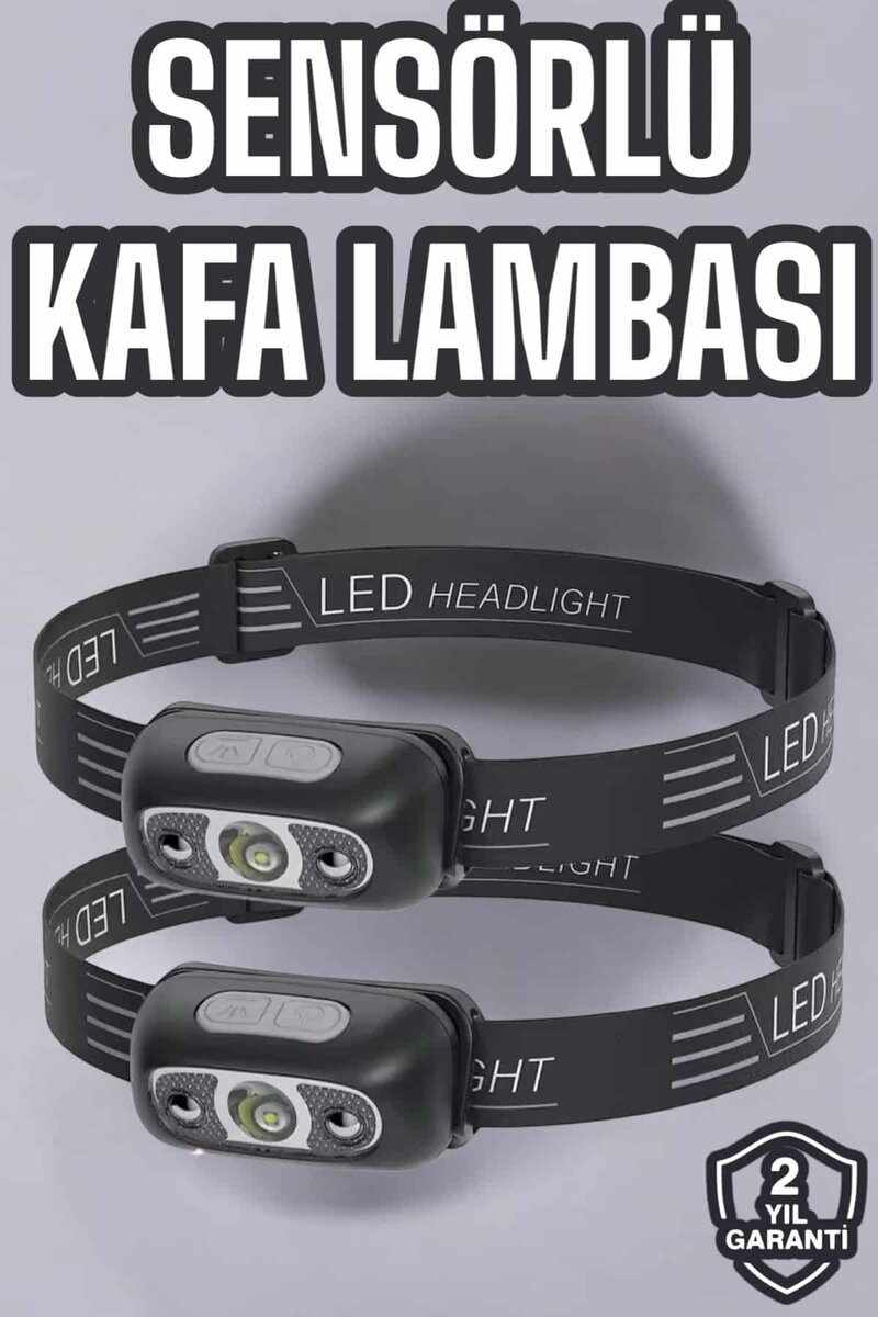 Kafa Lambası Kamp Lambası Led Işık Şarjlı Ayarlanabilir 1 Kafa Lambası Kamp Lambası Led Işık Şarjlı Ayarlanabilir