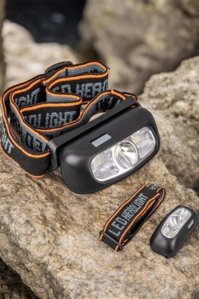 Kamp Lambası Led Işık Kafa Lambası Balıkçı Lambası Ayarlanabilir 4 Kamp Lambası Led Işık Kafa Lambası Balıkçı Lambası Ayarlanabilir - Görsel 4