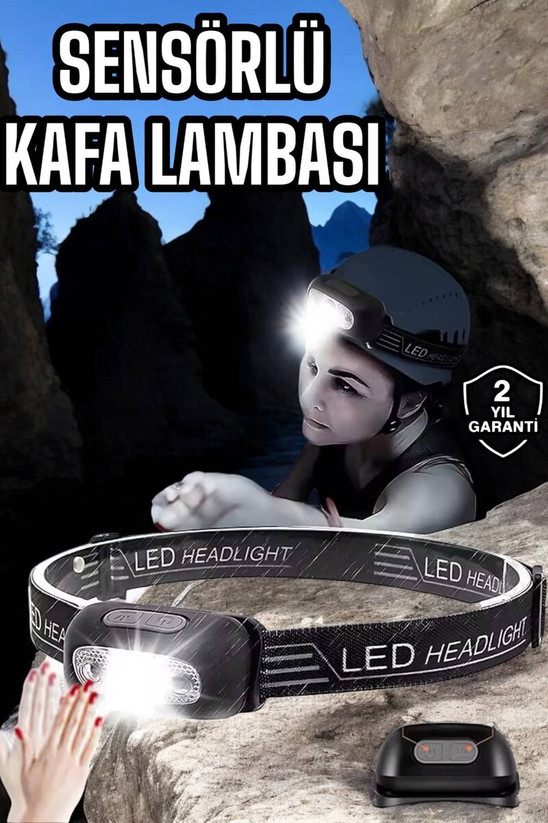 Kamp Lambası Led Işık Kafa Lambası Balıkçı Lambası Ayarlanabilir 1 Kamp Lambası Led Işık Kafa Lambası Balıkçı Lambası Ayarlanabilir