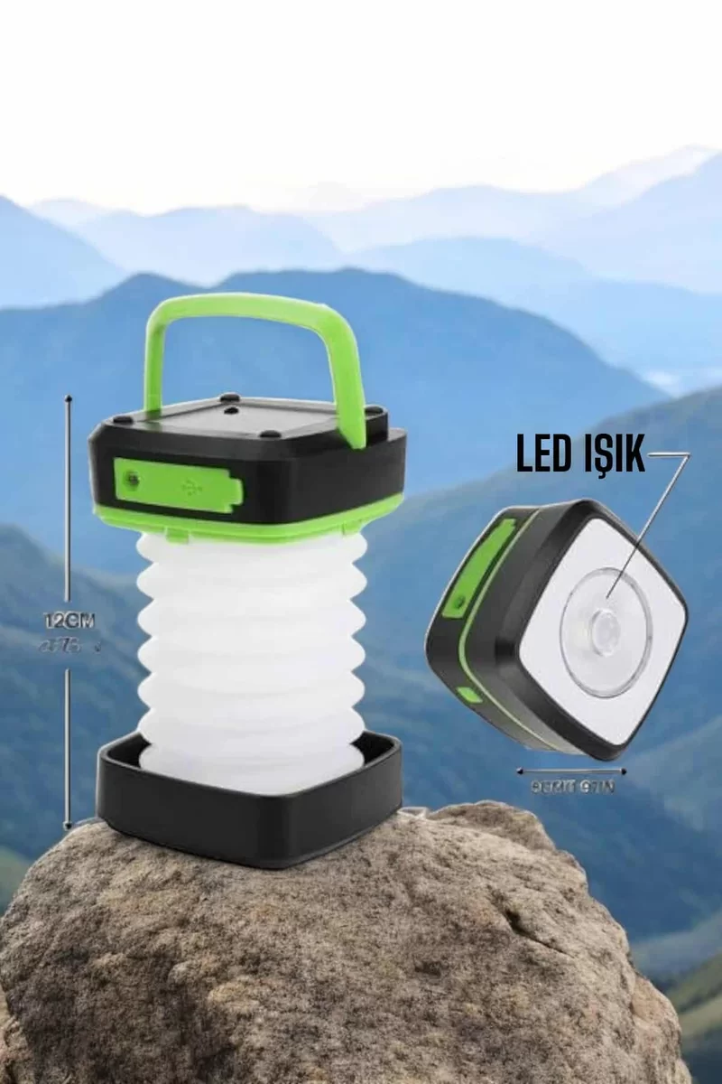 Led Lamba Kamp Lambası Hafif Taşınabilir Şarj Süreli Akordeon El Fenerli 4 Led Lamba Kamp Lambası Hafif Taşınabilir Şarj Süreli Akordeon El Fenerli - Görsel 4