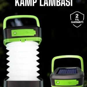 Haydiburaya 110 Led Lamba Kamp Lambası Hafif Taşınabilir Şarj Süreli Akordeon El Fenerli