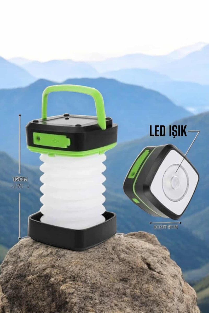 Led Lamba Kamp Lambası Hafif Taşınabilir Şarj Süreli Akordeon El Fenerli 4 Led Lamba Kamp Lambası Hafif Taşınabilir Şarj Süreli Akordeon El Fenerli - Görsel 4