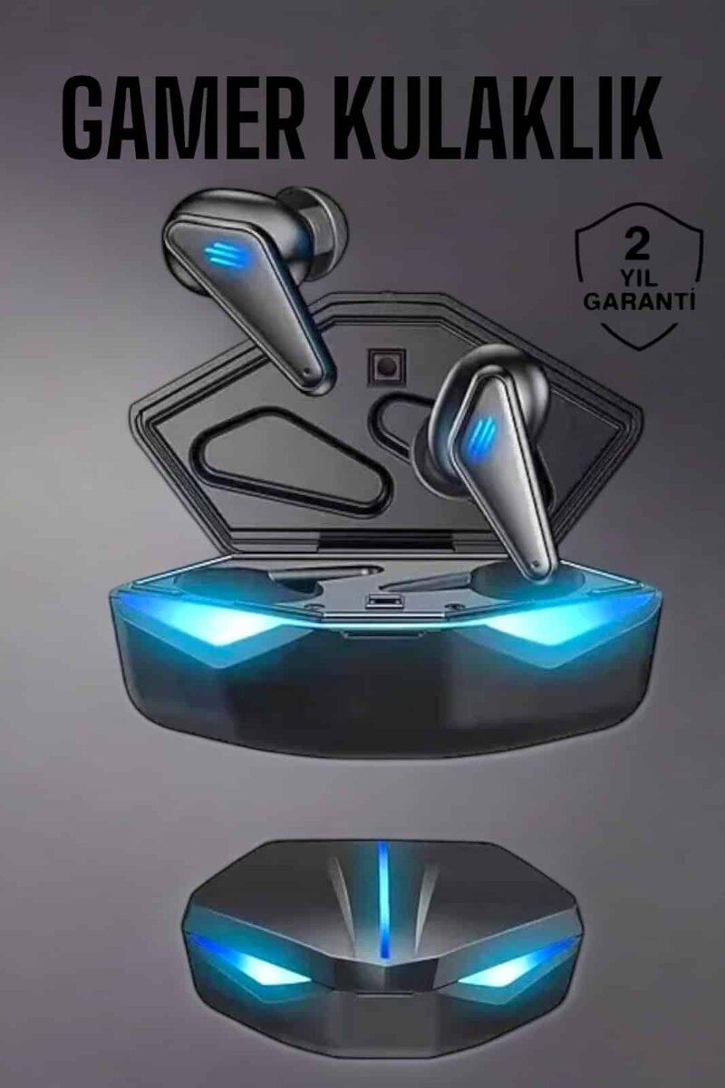 Bluetooth Oyuncu Kulaklığı Led Işıklı Kablosuz ANC Özelliği 1 Bluetooth Oyuncu Kulaklığı Led Işıklı Kablosuz ANC Özelliği