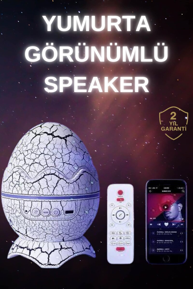 Dinozor Speaker Renk Değiştirme Projeksiyon Modu Bluetooth Hoparlör Gece Lambası 1 Dinozor Speaker Renk Değiştirme Projeksiyon Modu Bluetooth Hoparlör Gece Lambası