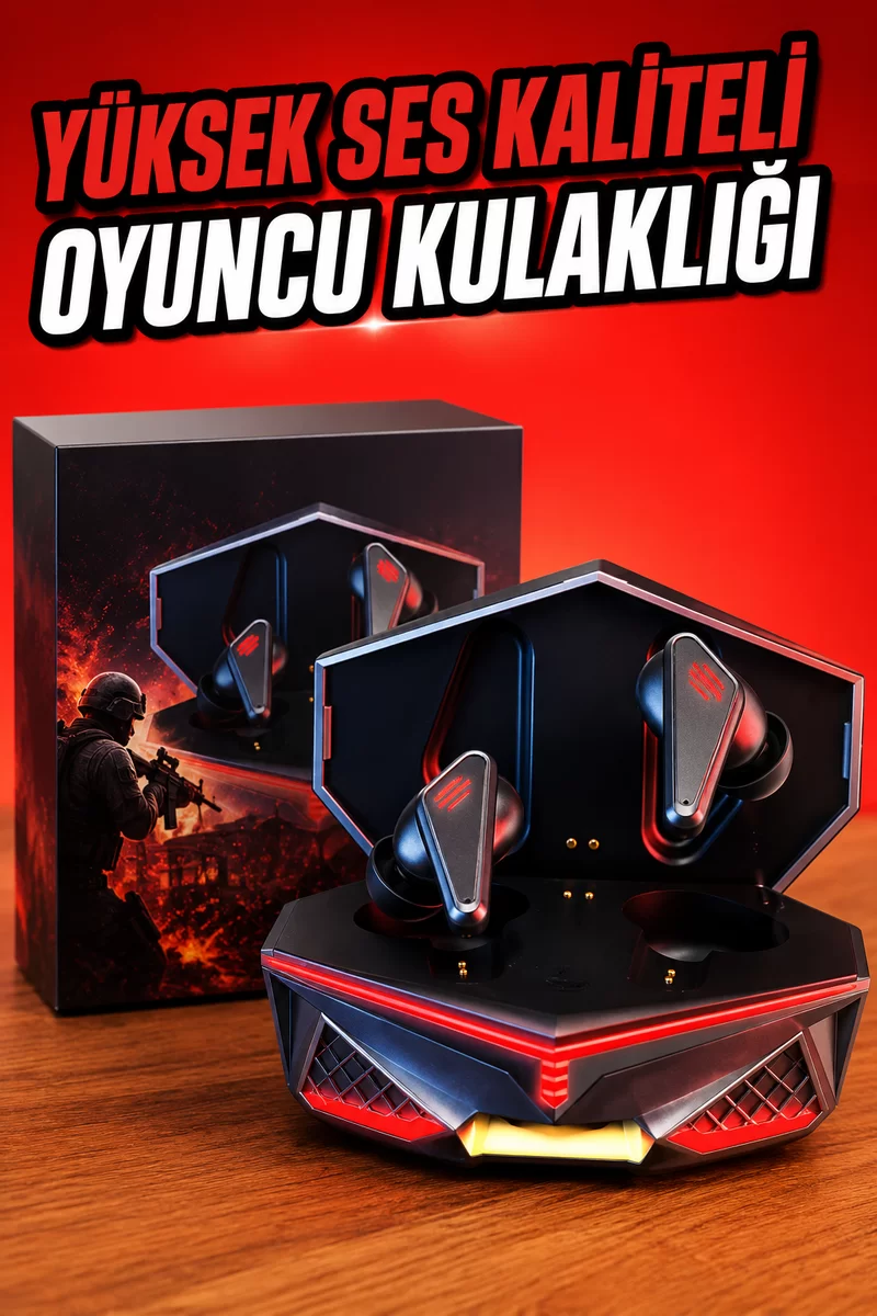 Yeni Nesil Oyuncu Kulaklığı Gürültü Önleyici Uzun Pil Ömrü Bluetooth Bağlantılı 1 Yeni Nesil Oyuncu Kulaklığı Gürültü Önleyici Uzun Pil Ömrü Bluetooth Bağlantılı