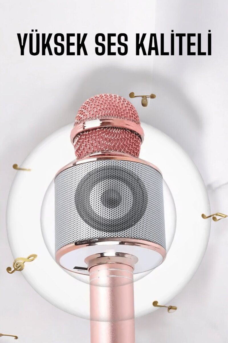 Taşınabilir Bluetooth Karaoke Mikrofon: Hafıza Kart Girişli Etkileyici Performans 4 Taşınabilir Bluetooth Karaoke Mikrofon: Hafıza Kart Girişli Etkileyici Performans - Görsel 4