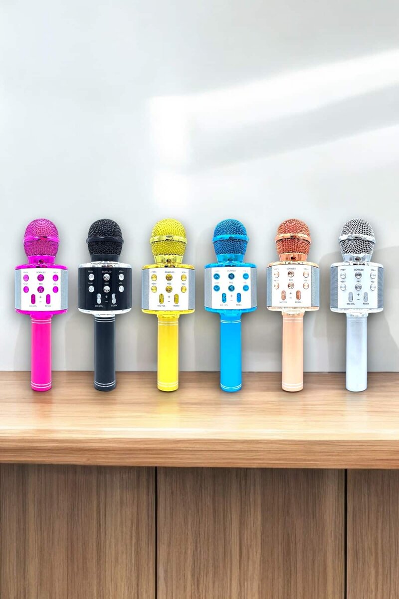 Taşınabilir Bluetooth Karaoke Mikrofon: Hafıza Kart Girişli Etkileyici Performans 3 Taşınabilir Bluetooth Karaoke Mikrofon: Hafıza Kart Girişli Etkileyici Performans - Görsel 3