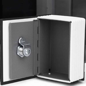 Gizli Kasa Kitap Görünümlü Anahtarlı Çelik Mini Kasa