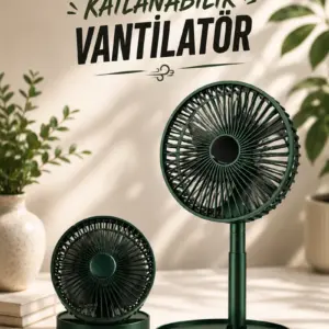 Soğutucu Vantilatör Telefon Standlı Mini Fan