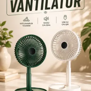 Haydiburaya 81 Mini Fan Soğutucu Telefon Tutucu Vantilatör