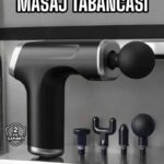 Masaj Tabancası 4 Başlıklı Kas ve Vücut Ağrıları İçin Şarjlı Darbeli