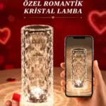Sevgililer Günü İçin Hediye Kristal Lamba Sevgiliye Hediye USB Şarjlı Gece Lambası (Kopya)