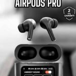 Kablosuz Bluetooth Kulaklık Ekranlı Uzun Şarj Süreli ANC Destekli