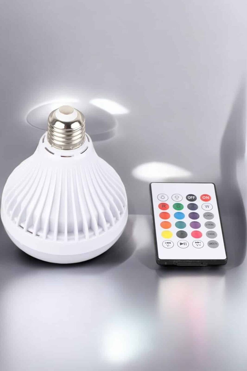Kablosuz Bluetooth Hoparlör Led Lamba 3 Kablosuz Bluetooth Hoparlör Led Lamba - Görsel 3