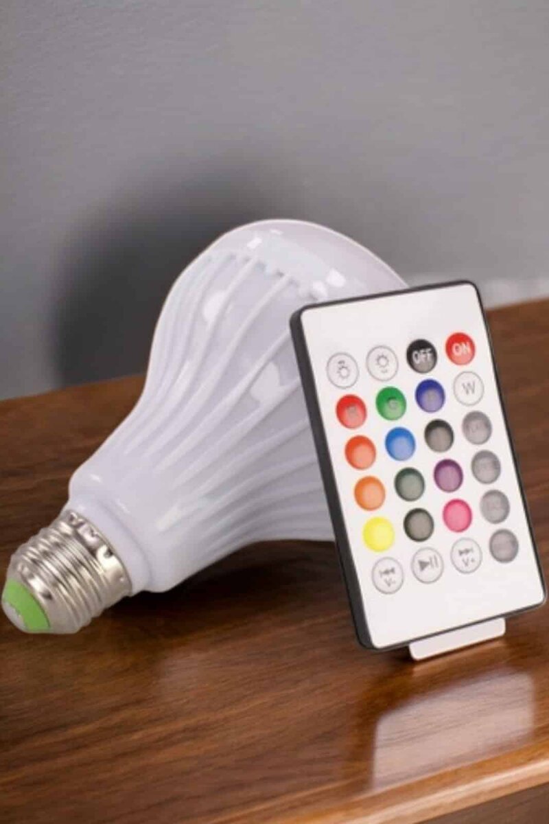 Kablosuz Bluetooth Hoparlör Led Lamba 2 Kablosuz Bluetooth Hoparlör Led Lamba - Görsel 2
