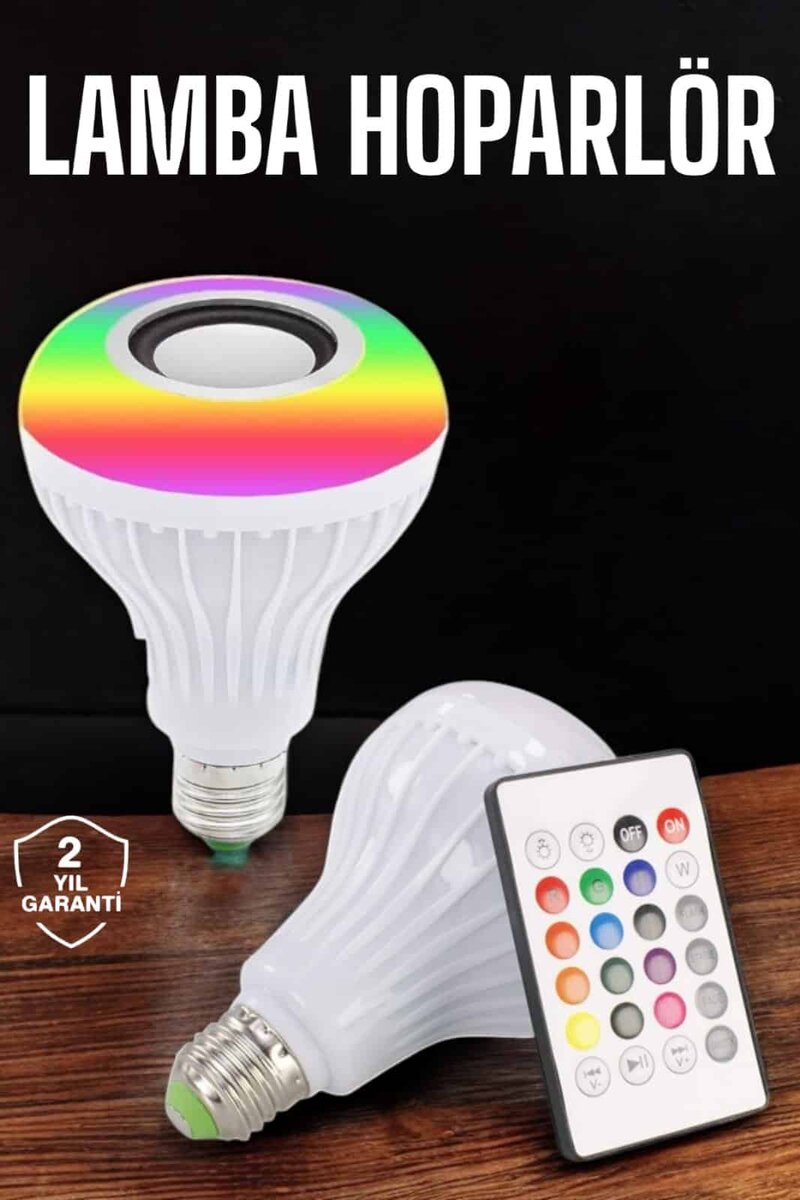 Kablosuz Bluetooth Hoparlör Led Lamba 1 Kablosuz Bluetooth Hoparlör Led Lamba
