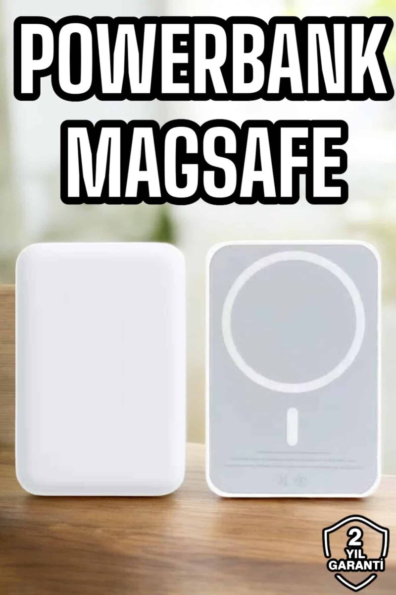 Magsafe Kablosuz Batarya Yüksek Performanslı Manyetik Tasarım Hızlı Şarj 1 Magsafe Kablosuz Batarya Yüksek Performanslı Manyetik Tasarım Hızlı Şarj