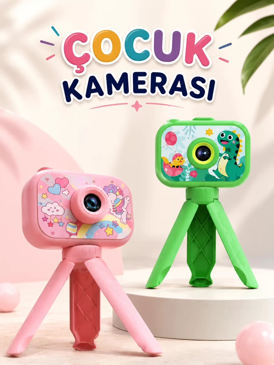 Çocuklara Özel Dijital LCD Ekran 1080P HD Görüntü Kaliteli 1 Çocuklara Özel Dijital LCD Ekran 1080P HD Görüntü Kaliteli