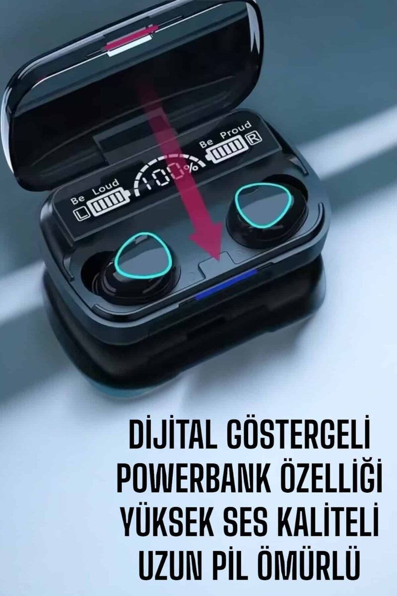 Bluetooth Bağlantılı Suya Dayanıklı, Uzun Pil Ömürlü Kablosuz Kulaklık 4 Bluetooth Bağlantılı Suya Dayanıklı, Uzun Pil Ömürlü Kablosuz Kulaklık - Görsel 4