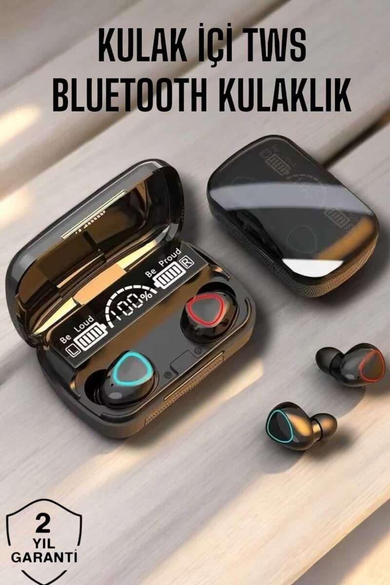 Bluetooth Bağlantılı Suya Dayanıklı, Uzun Pil Ömürlü Kablosuz Kulaklık 1 Bluetooth Bağlantılı Suya Dayanıklı, Uzun Pil Ömürlü Kablosuz Kulaklık