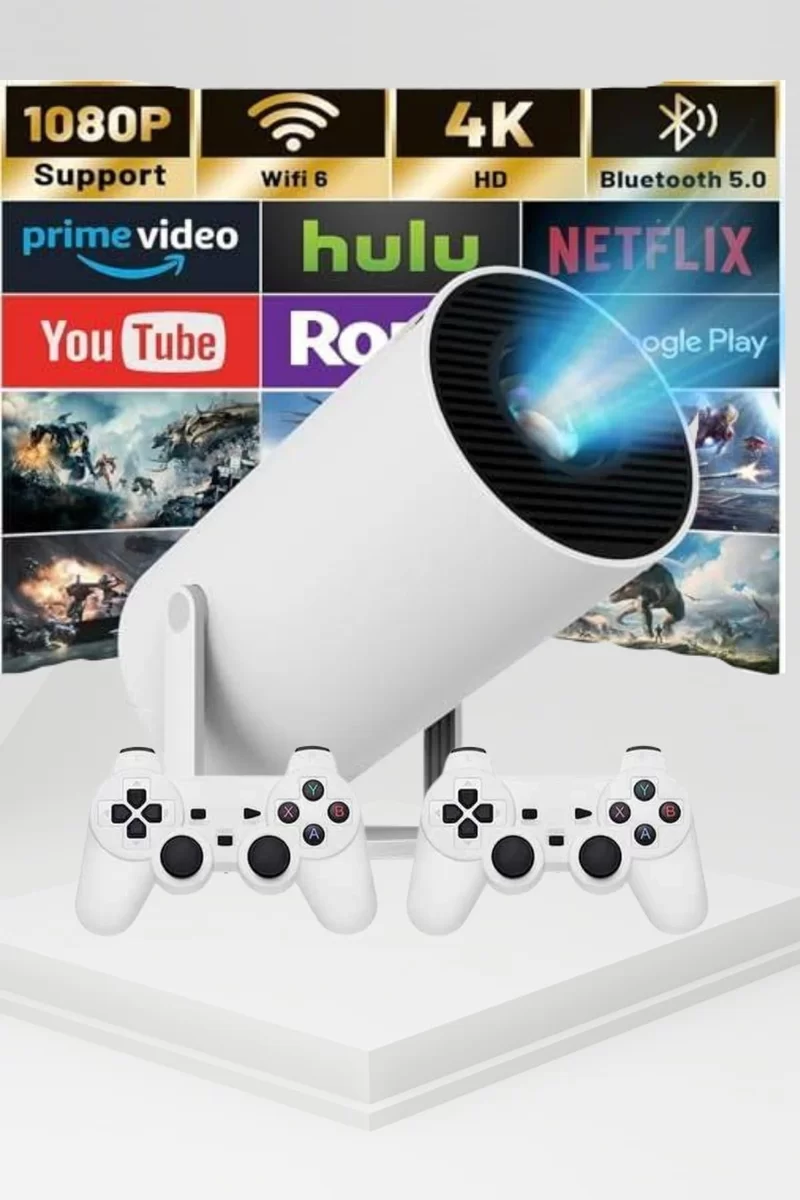 Taşınabilir Android Projeksiyon Ayaklı Çift Kollu 4K Çözünürlüklü Sinema Projeksiyonu 2 Taşınabilir Android Projeksiyon Ayaklı Çift Kollu 4K Çözünürlüklü Sinema Projeksiyonu - Görsel 2