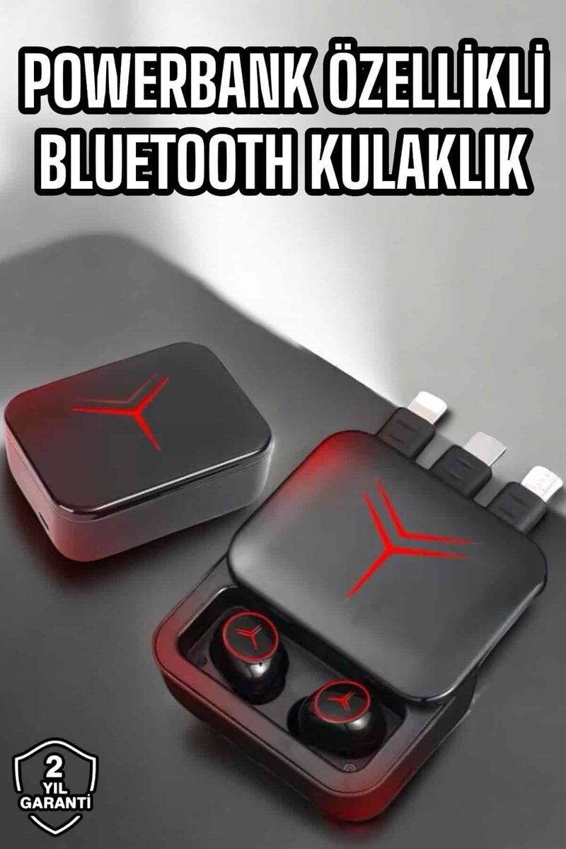 Bluetooth Kulaklık Powerbank Özelliği Yüksek Ses Kaliteli TWS Kulaklık 1 Bluetooth Kulaklık Powerbank Özelliği Yüksek Ses Kaliteli TWS Kulaklık