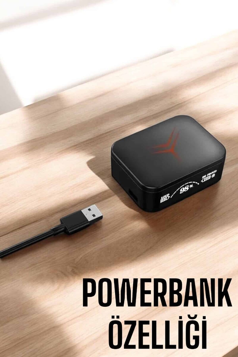 Bluetooth Kulaklık Powerbank Özelliği Yüksek Ses Kaliteli TWS Kulaklık 3 Bluetooth Kulaklık Powerbank Özelliği Yüksek Ses Kaliteli TWS Kulaklık - Görsel 3
