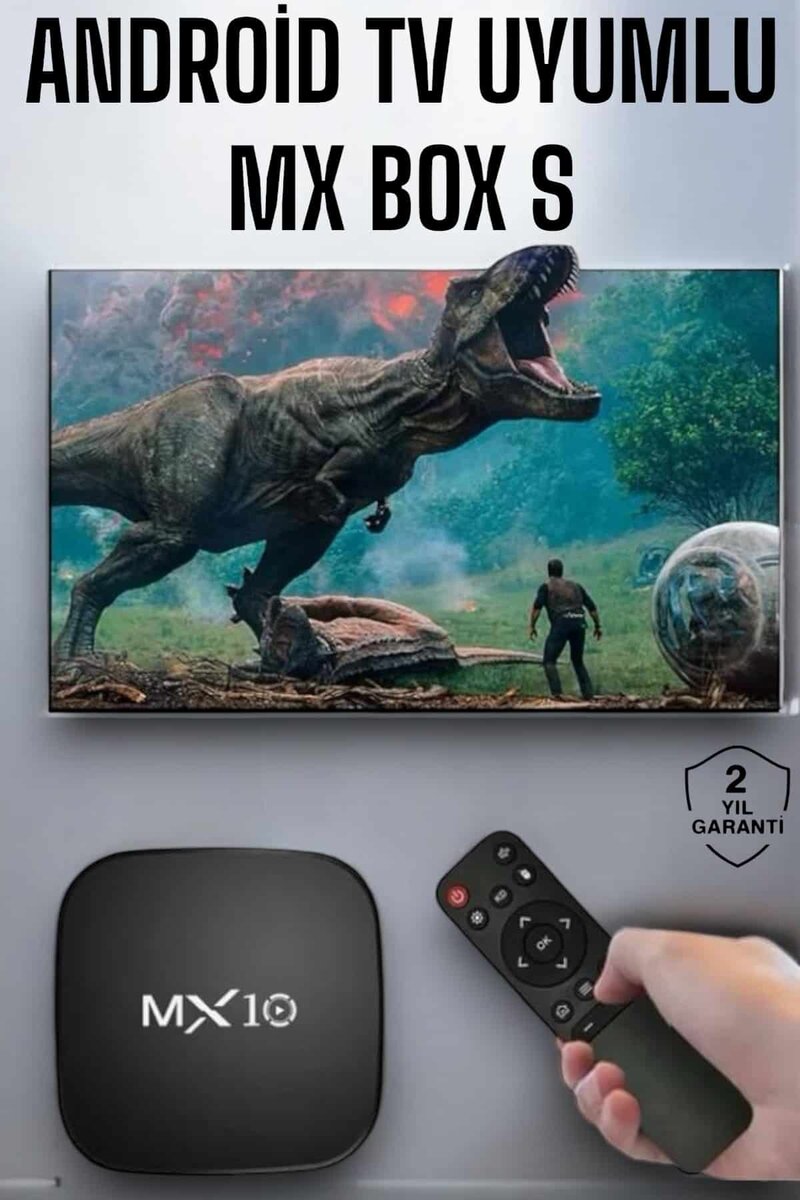 4K TV Uyumlu HD Çözünürlüklü Mx Box S 8 GB 1 4K TV Uyumlu HD Çözünürlüklü Mx Box S 8 GB