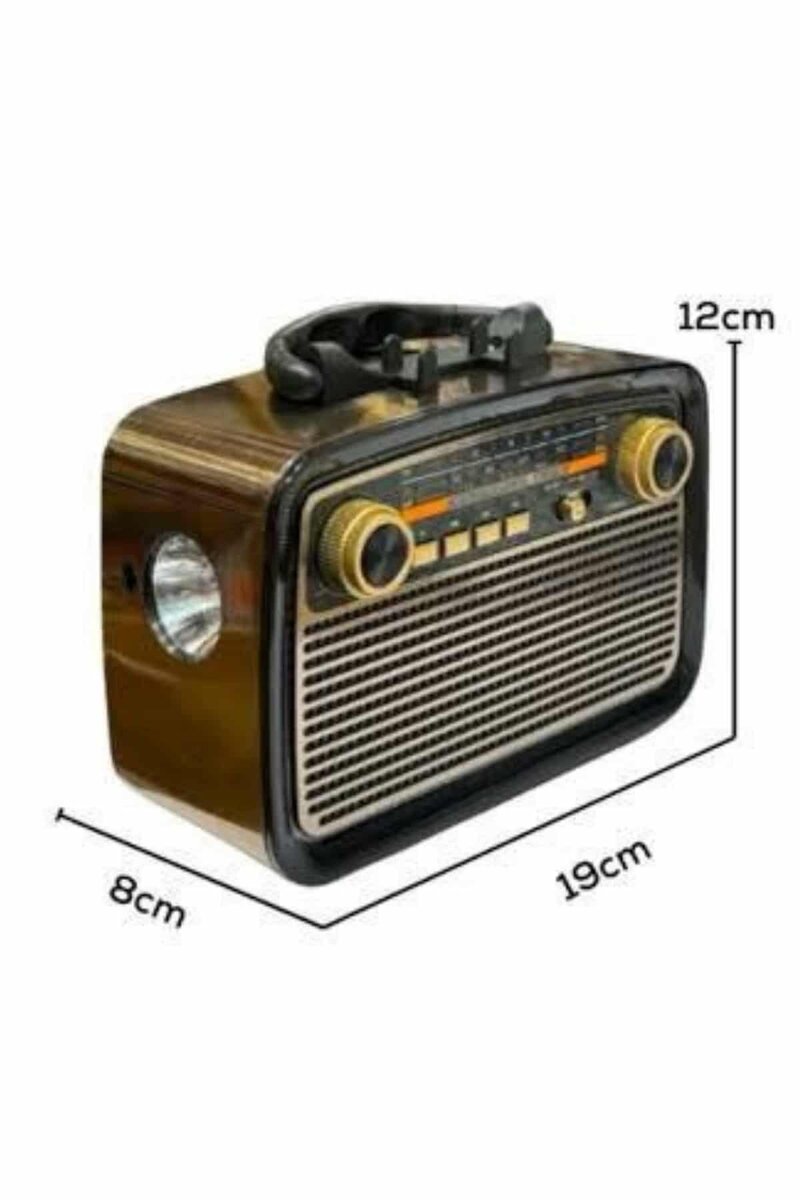 Nostaljik Radyo Bluetooth Bağlantılı Müzik Kutusu Ahşap 2 Nostaljik Radyo Bluetooth Bağlantılı Müzik Kutusu Ahşap - Görsel 2