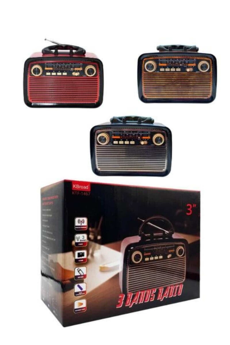 Nostaljik Radyo Bluetooth Bağlantılı Müzik Kutusu Ahşap 3 Nostaljik Radyo Bluetooth Bağlantılı Müzik Kutusu Ahşap - Görsel 3