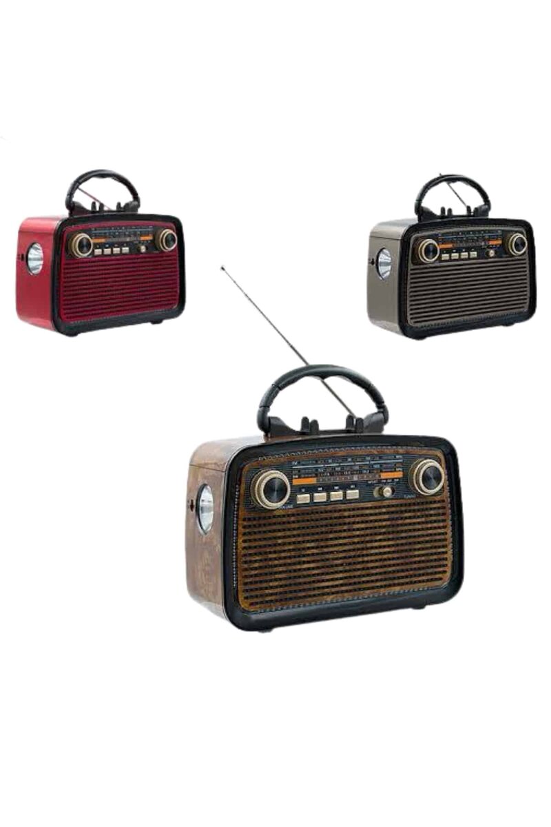 Eskitme Nostalji Tasarımlı Bluetoothlu Nostalji Radyo Ahşap Nostaljik Görünümlü 4 Eskitme Nostalji Tasarımlı Bluetoothlu Nostalji Radyo Ahşap Nostaljik Görünümlü - Görsel 4