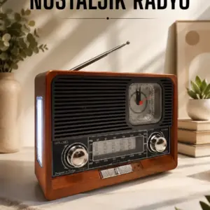 Nostaljik Radyo USBAUX Ve SD Kart Girişli Bluetooth Bağlantılı