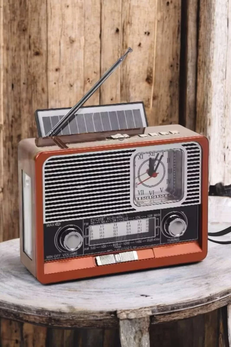 Nostaljik Radyo USBAUX Ve SD Kart Girişli Bluetooth Bağlantılı 4 Nostaljik Radyo USBAUX Ve SD Kart Girişli Bluetooth Bağlantılı - Görsel 4