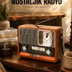 Ahşap Görünümlü Retro Bluetooth Radyo USBAUX Ve SD Kart Girişli